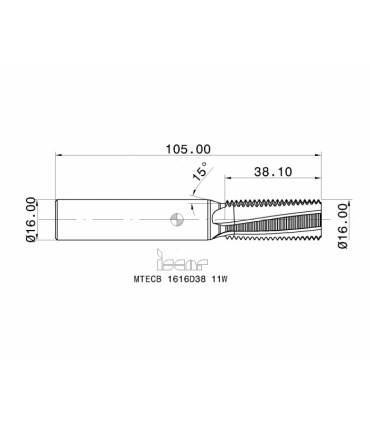 MTECB 1616D38 11W IC908