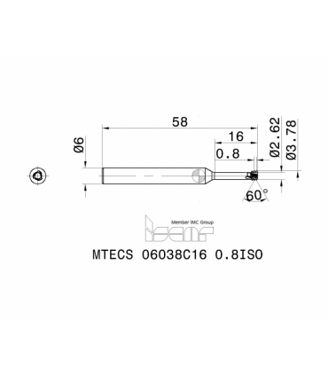 MTECS 06038C16 0.8ISO IC908