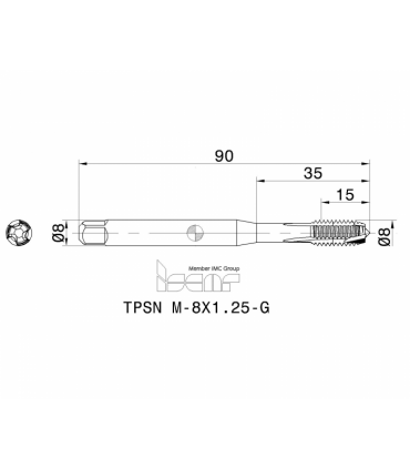 TPSN M-8X1.25-G HETA