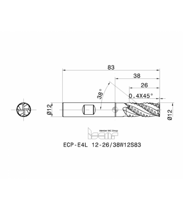 ECP-E4L 12-26/38W12S83 IC900