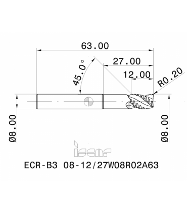 ECR-B3 08-12/27W08R02A63 IC08