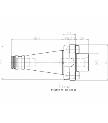 DIN2080 40 SEM 32X 23