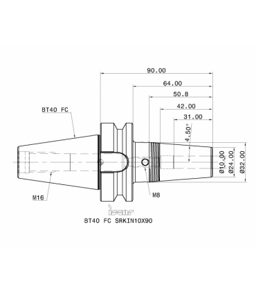 BT40 FC SRKIN10X90