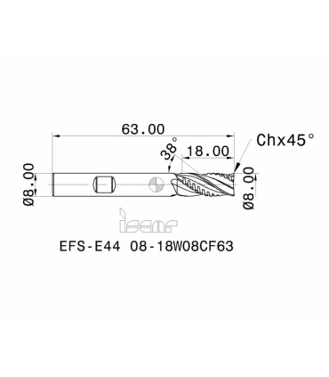 EFS-E44 08-18W08CF63 IC900