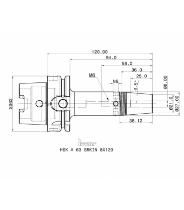 HSK A63 SRKIN8X120