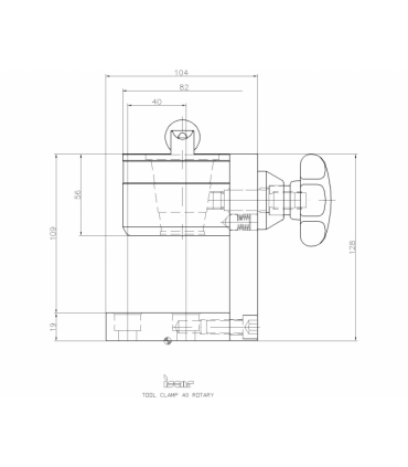 TOOL CLAMP 40 ROTARY