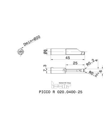 PICCO R 020.0400-25 IC1008