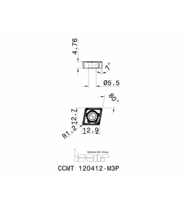 CCMT 120412-M3P IC8150