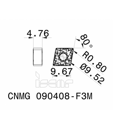 CNMG 090408-F3M IC806