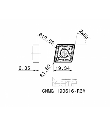 CNMG 190616-R3M IC6025